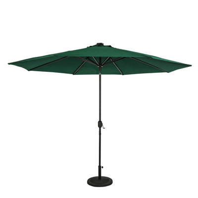 Parasol de marché éclairé de 132 po avec auvent Breez-Tex Shela