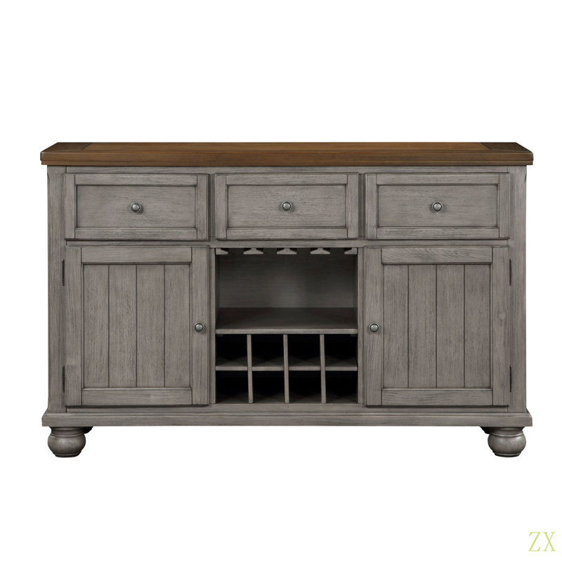 Armoire de rangement 1 pièce Traditional, Gris