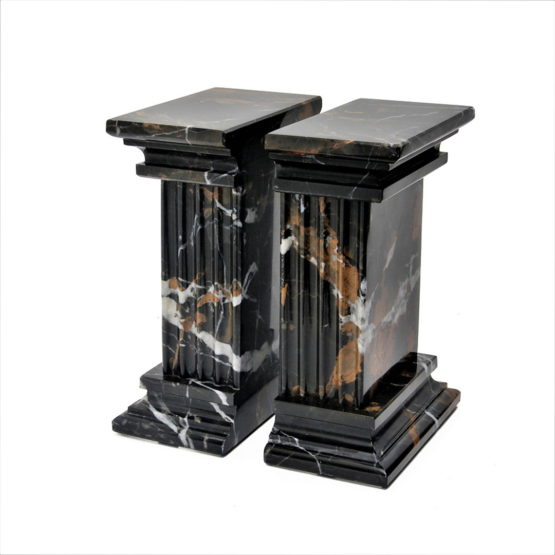 Renaissance Traditional Marble Bookends (Set of 2) Designs by Marble Crafters 