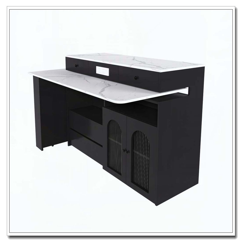 Kitchen Island with Extendable & Rotating Table