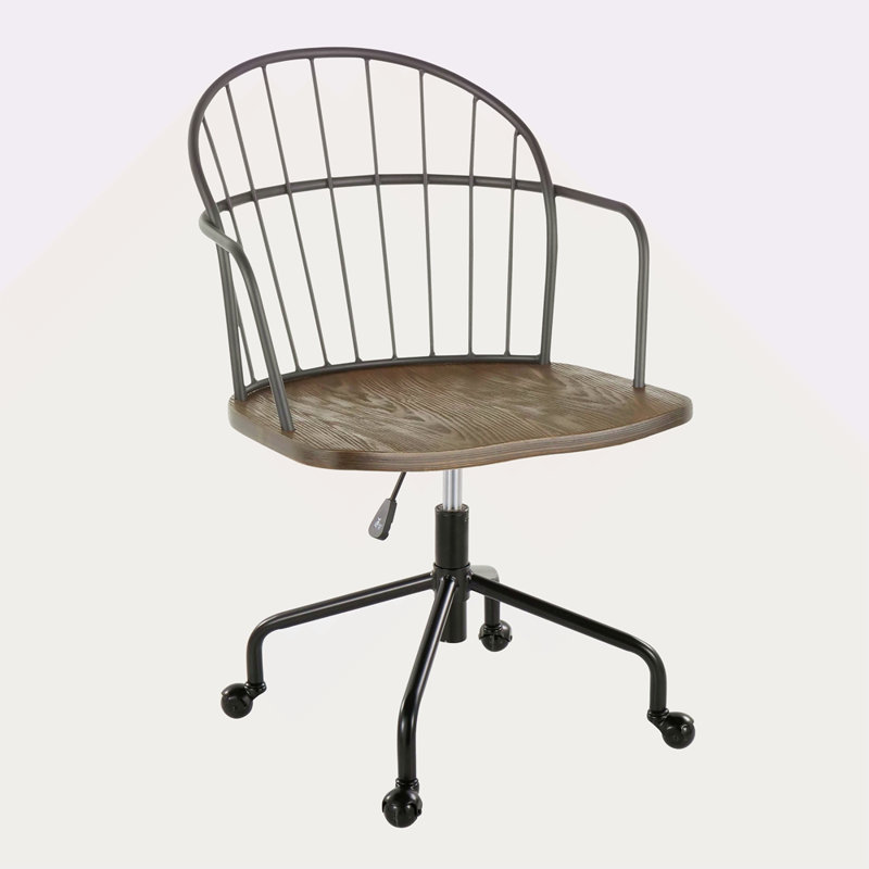 Chaise de bureau Farmhouse, Gris