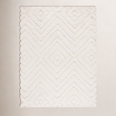 Dabria Hand-Woven Chevron Wool Rug