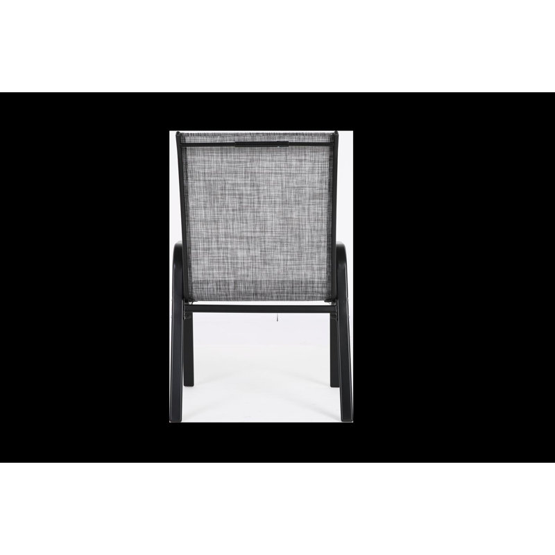 Chaise de camping (ensemble de 8), Gris