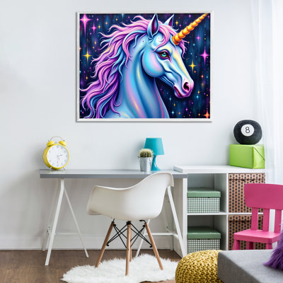 Star Dancer Unicorn Framed Giclee, design by Tabz Jones