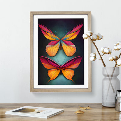 Colourful Butterflies No.2 - Single Picture Frame Painting