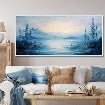 Parallel Peaks of Abstract Mountain Landscape III - Art moderne abstrait grand art mural
