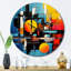 Horloge murale Mid-Century-1747716022
