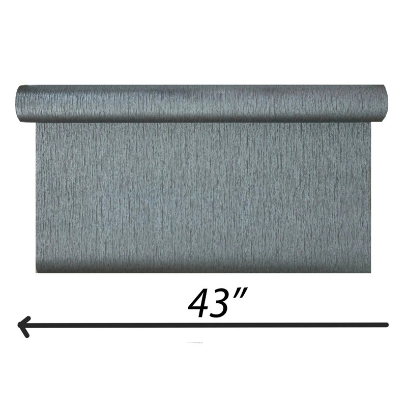 Papier peint texturé taupe gris argenté