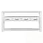 Console rectangulaire avec 4 tiroirs et 2 tablettes ouvertes à 2 niveaux-1420759707