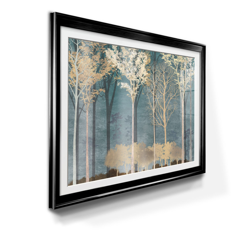 Into the Woods - Cadre photo, reproduction d'art sur papier, H 30,5 po x l 42,5 po x P 1,5 po, Noir