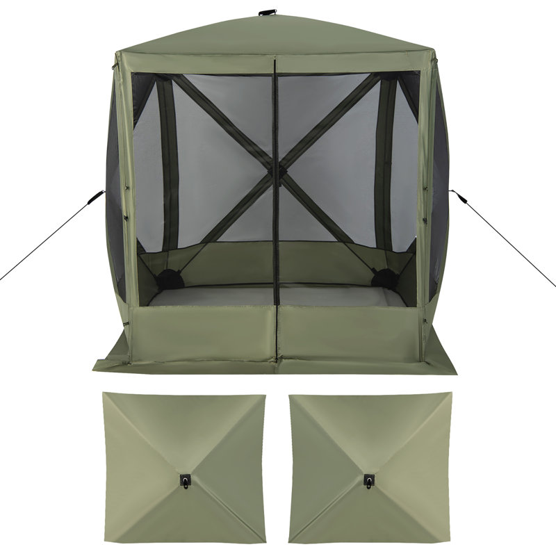 7 Ft. W x 7 Ft. D Fibreglass Pop-Up Gazebo