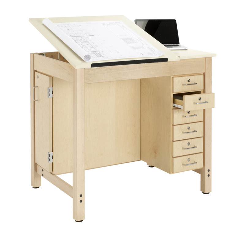 Table à dessin en bois massif