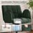 Criss Cross Office Chair with 6-Gear Adjustable Armrests, Wide Seat Fabric Desk Chair with Wheels, Adjustable Lumbar Support, 300 lb Swivel Vanity Chair for Home Office, Makeup Room, Bedroom-147604891