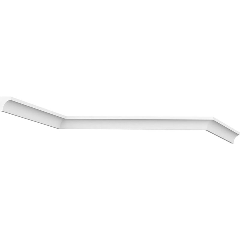 Moulure de coin en PVC H 3/4 po x l 96 po x P 3/4 po