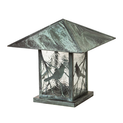 Rustic Lodge Pier Mount Light