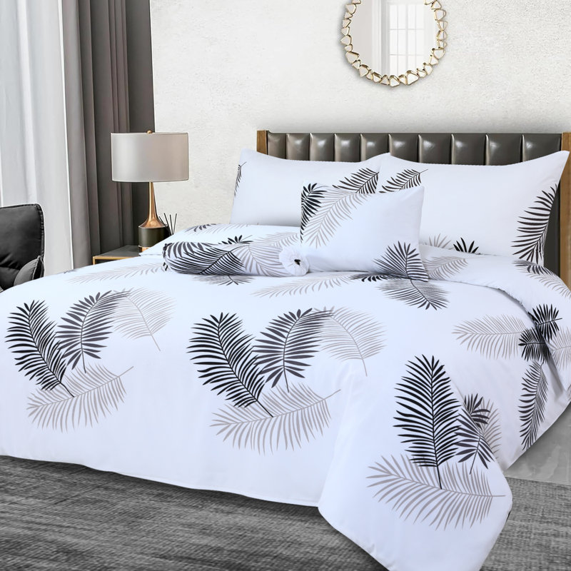 250TC Brushed Microfiber Duvet Cover Set with Pillowcases (3 in 1), Single Duvet Cover + 1 Standard Pillowcase