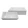 Whitehaus Collection 36" Reversible Large and Small Bowl Fireclay Kitchen Sink: 2½” lip Front Apron