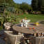 6 - Person Acacia Wood Patio Dining Set with Rectangular Table-636836046