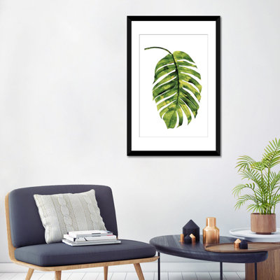 «Palm II», reproduction d'impression sur toile en vert