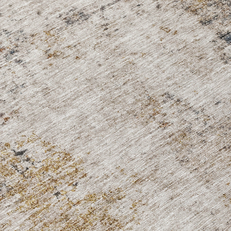 Tapis ivoire lavable intérieur / extérieur Loomelle , 10 pi x 14 pi