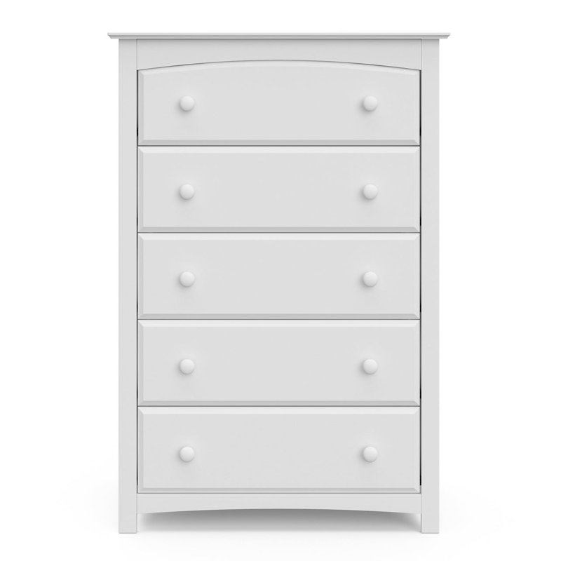 Kenton 5 Drawer Chest, White