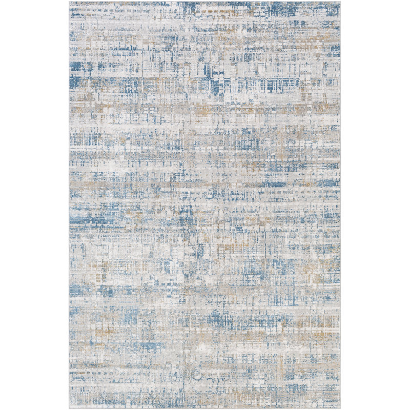 Abstract Indoor Rug, Rectangle 6'7" x 9'6"