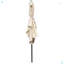 Parasol d'extérieur imperméable 6 x 9 pi avec manivelle et bouton poussoir inclinable-1491699520