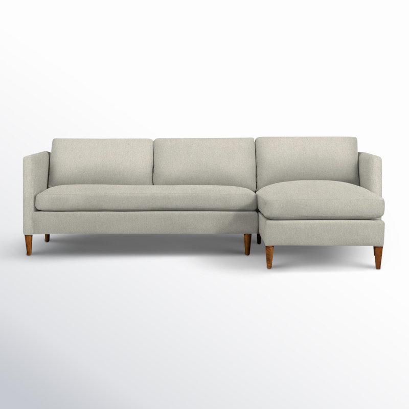 Clifford 2-Piece Sectional with Sinuous Springs and Feather Blend Cushions, Right Hand Facing