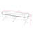 Giselle Velvet Acrylic X-Leg Bench-27327235