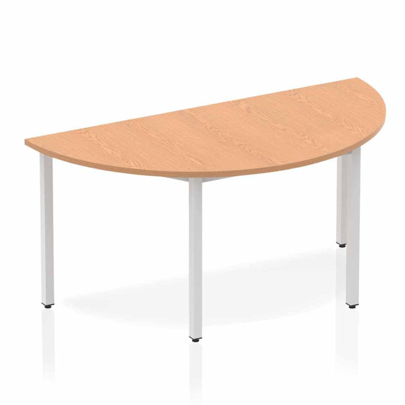 Kyvan 160cm Half-circle Conference Table, Oak