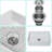 White Ceramic Sink 30 Inch - Apron Front For Kitchen Reversible Single Bowl And Elegant Style Durability