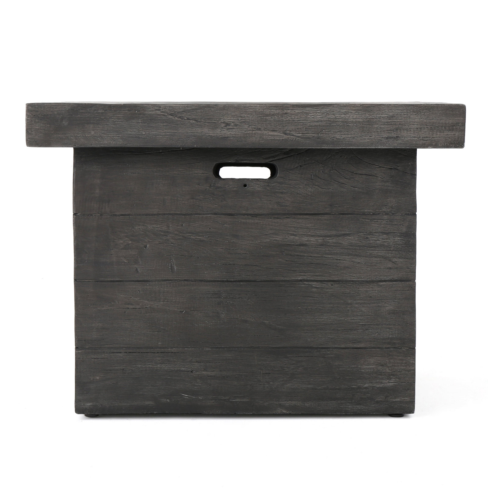 Rosia Square Fire Pit Table, Gray