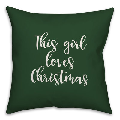  Coussin This Girl Loves Christmas