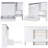 Foldable Multi-Functional Murphy Bed With Built-In Sofa, Wooden Wall Bed with Desk and Storage Cabinet-1535338196