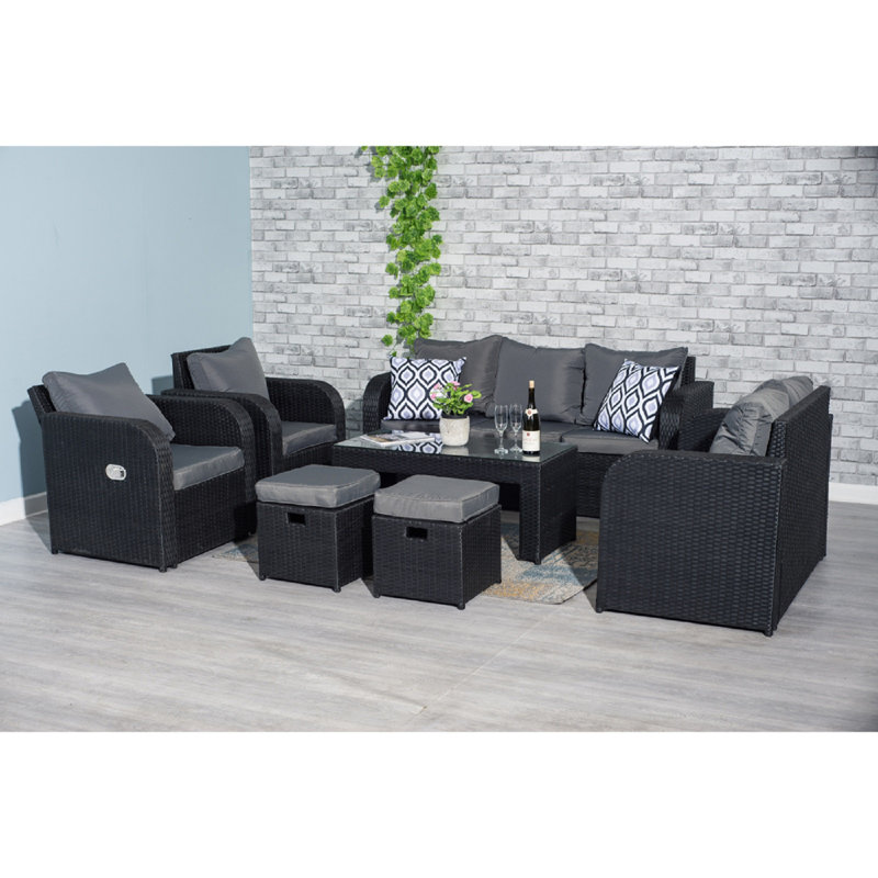 Muskingum 9 - Person Seating Group with Cushions