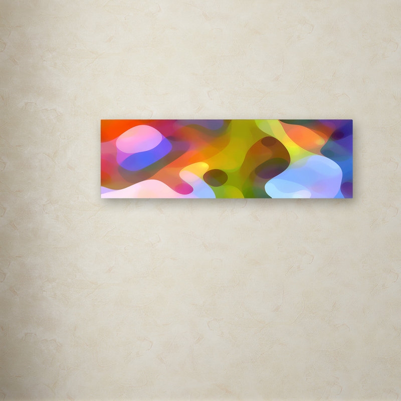 Vibrant Multicolor Abstract Canvas Print, 27" x 33"