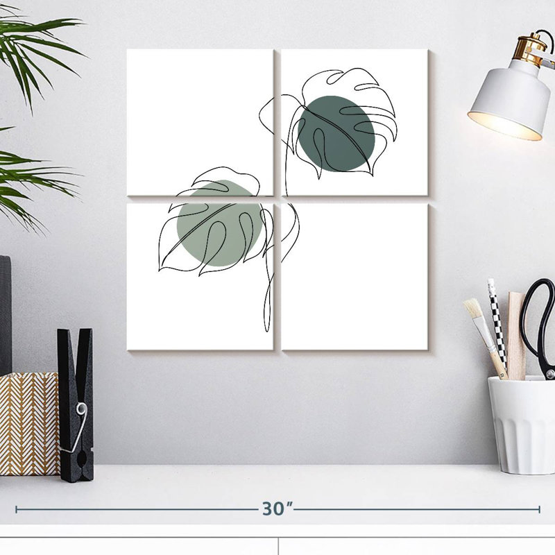 Harnek Minimalist Monstera, H 18 po x l 18 po