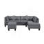 Canapé, chaise et repose-pieds rembourrés 104,5 po