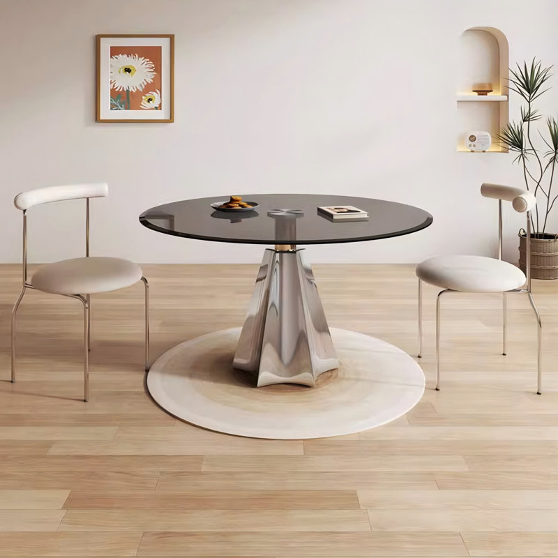 Table de salle à manger 39,37 po, 29.53" H x 39.37" W x 39.37" D