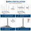 76cm W Stainless Steel Top Workbench