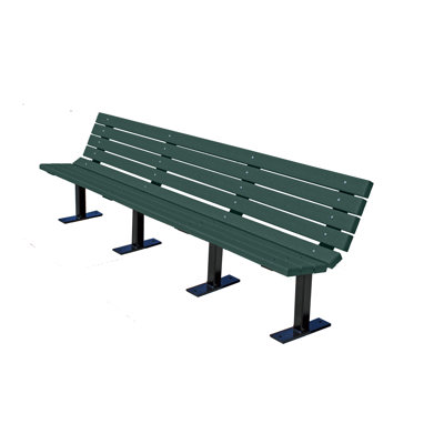 Contour Recycled Plastic Park Bench