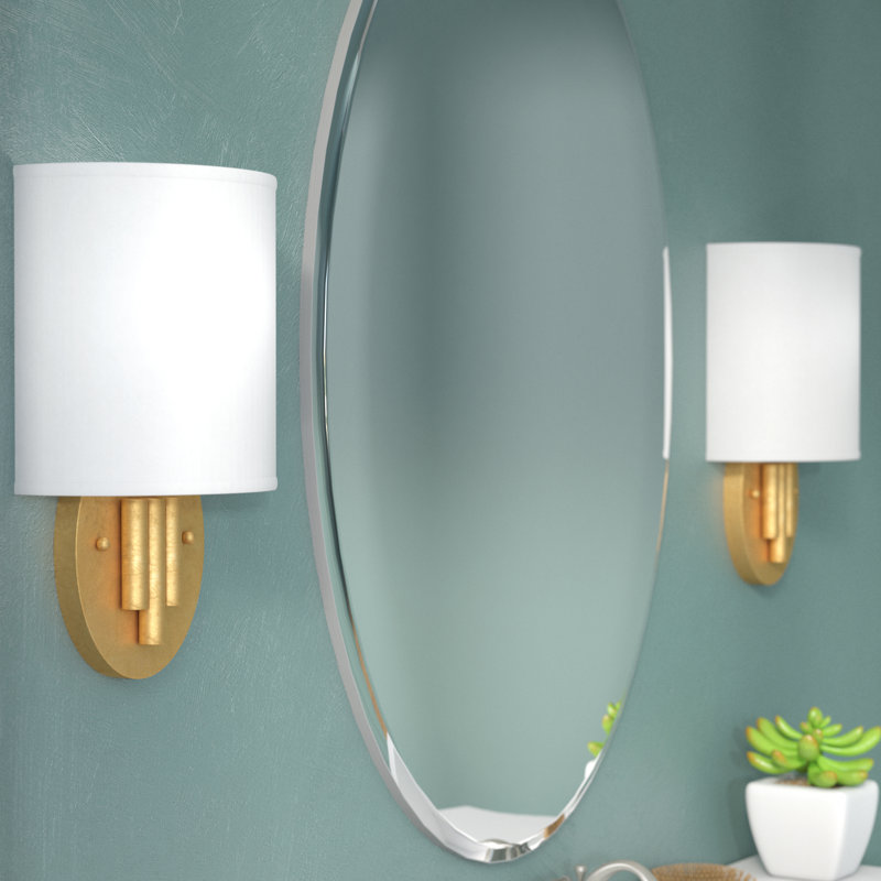 Arthur Iron Flush Mounted Sconce, Gold