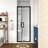 28 to 32 in. W x 72 in. H Pivot Swing Semi-Frameless Shower Door with Clear Tempered Glass-105653586