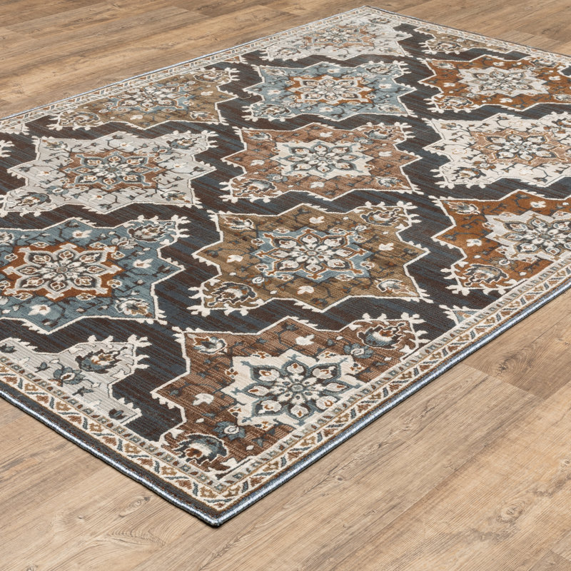 Raynisha Oriental Indoor Rug, Rectangle 6'7" x 9'6"