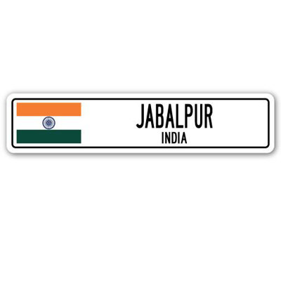Panneau de signalisation en aluminium Jabalpur, Inde