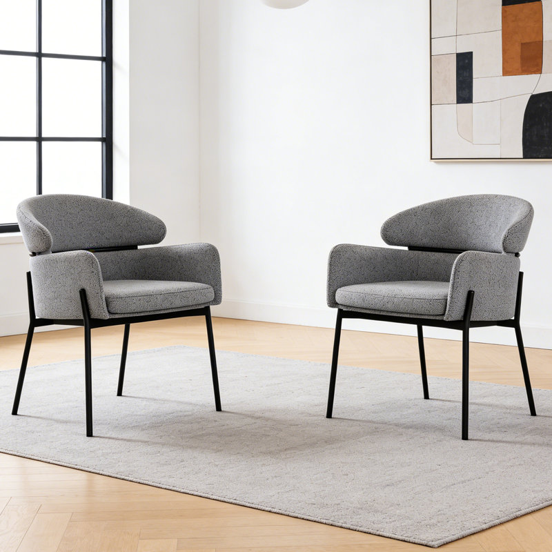 Ensemble de 2 chaises de salle à manger modernes