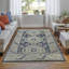 Nanayaw Hand Knotted Wool Geometric Area Rug-836202273