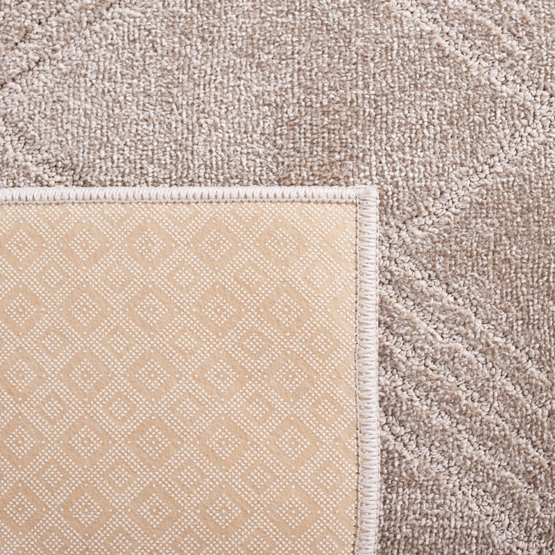Motif et tapis uni 414 beige, Rectangle 8 pi x 10 pi
