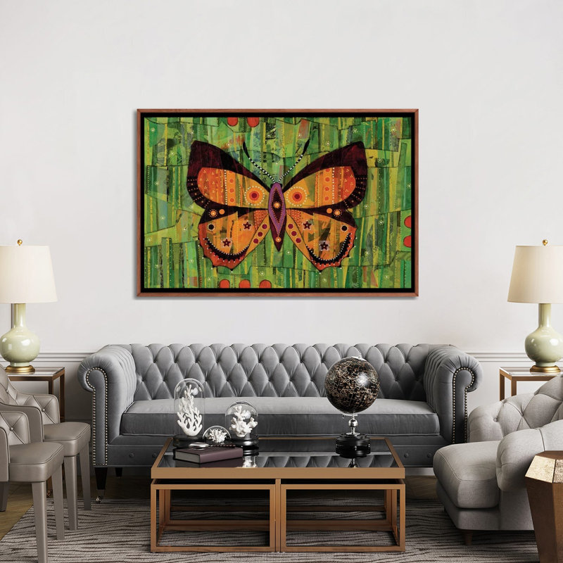 Apollo Jewel Butterfly, 101.6 cm H x 152.4 cm W x 4.445 cm D, Classic Wood