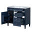 Meuble-lavabo de 36 po avec lavabo supérieur-573350789